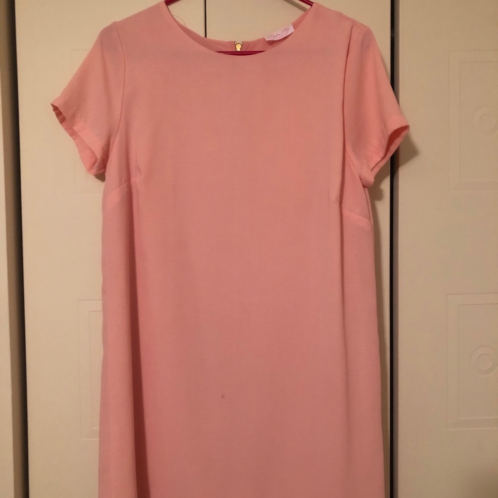 Pink Lily soft peach T-Shirt dress